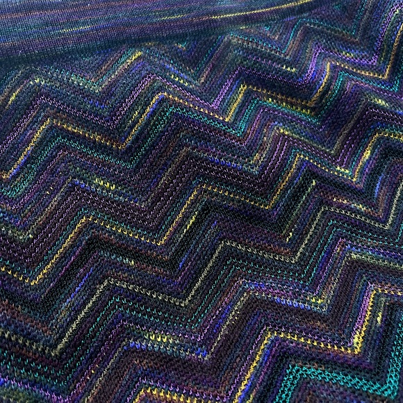 Tesori Wool Zig-Zag Pencil Skirt, Medium - Picture 4 of 5